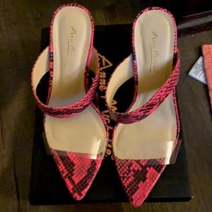Anne Mitchell pink heels